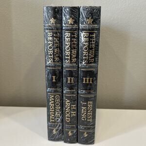 Easton Press THE OFFICIAL WORLD WAR II REPORTS General George C. Marshall 3 vols